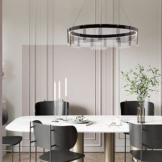 Подвесной светодиодный светильник Inodesign Odri Black D80 44.8020
