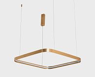 Подвесная люстра 80 см, 42W, 3000K, Italline IT013-6024 gold 3000K, золото