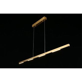 Линейный светильник 120*5*40-130 см, 1*LED, 28W, 4000K, Aployt Noella APL.051.13.28, латунный