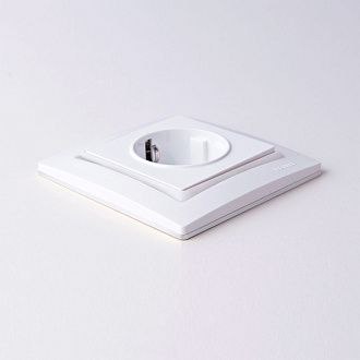 W0012001 Рамка на 1 пост Snabb basic, белый Werkel, 4690389160769