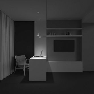 Подвесной светильник 8,2*11*108,5 см, 1 GX53*15W Polar P088PL-GX53-W Maytoni Pendant, Белый