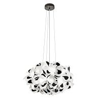 Подвесной светильник 53 см, Loft IT Clizia 10595/530 Black, черный-белый