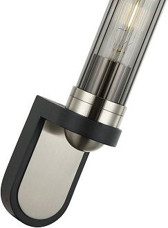 Светильник настенный 43 см, Stilfort 2200/11/01W, никель-черный