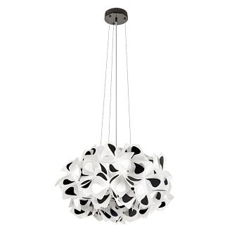 Подвесной светильник 53 см, Loft IT Clizia 10595/530 Black, черный-белый