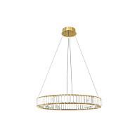 Светильник *60 см, 1*LED*43W, 3000К Loft It 10135/600 Gold Crystal ring, Золото