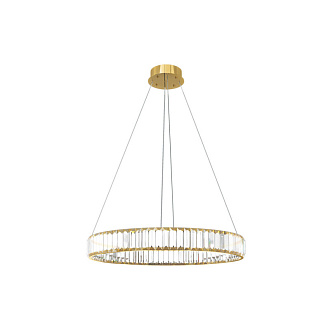 Светильник *60 см, 1*LED*43W, 3000К Loft It 10135/600 Gold Crystal ring, Золото