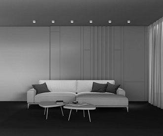Накладной светильник 10 см, Maytoni Conik Gyps C001CL-GX53-W, белый гипс