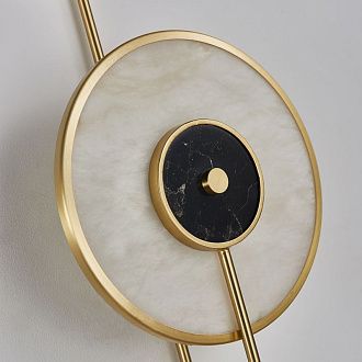 Бра-бра из мрамора LOREO A *25*46 см, 1*LED*5W, ImperiumLoft 149474-22, Латунь