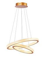 Люстра Ø400 (600), мм, 50W 4000K, PAINT GOLD(Золото) NewRgy 2105-DW-4+6 PAINT GOLD