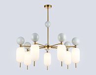 Светильник на штанге **37-80 см, 7*G9*28W, K, Ambrella Light High Light LH53106, латунь