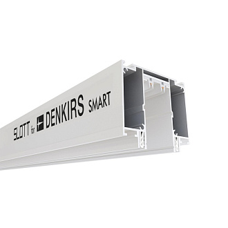 Профиль-трек 200 cv SLOTT for DENKIRS SMART TR2014-WH, для натяжных потолков, алюминий, белый