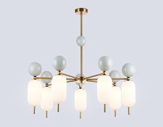 Светильник на штанге **37-80 см, 7*G9*28W, K, Ambrella Light High Light LH53106, латунь