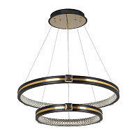 Подвесной светильник 60*60*140 см, LED 85W, 3000 / 6000K, Черный, Латунь LED4U L77085-2