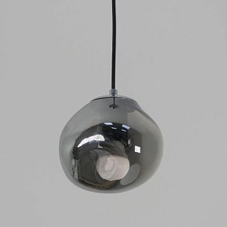Светильник DZN-12547 ХРОМ + ЧЕРНЫЙ ТОНИРОВАННЫЙ D150*140/H1500/1/E27/40W MELT by Tom Dixon 24-03 VST