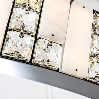 Подвесная люстра 80x50см, LED, 45Вт, 3000 / 6000K, Modelux ML.6985.800P CR Хром