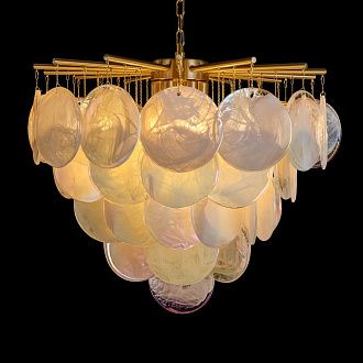 Подвесная люстра 60 см, LOFT IT Lolly 10492/600 Pearl, золото