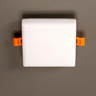 Встраиваемый светильник 10 см, 10W, 3000K Citilux Вега CLD53K10W белый, вр 5,5-8,5 см