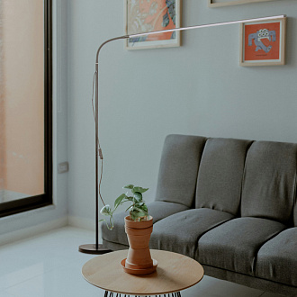 Торшер 123,5*172 см, 20W, Favourite Mild 4515-1F черный