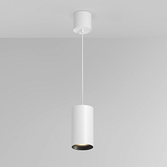 Подвесной светильник 7,5*7,5*13,5 см, LED, 20W, 3000К, Maytoni Technical Vol P100PL-20W3K-W белый