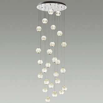 Светодиодный светильник 67 см, 120W, 4000K, Odeon Light CRYSTAL 5007/120L, хром