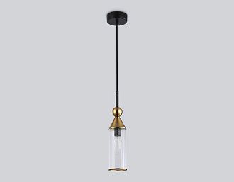 Подвесной светильник **16-150 см, 1*E14*40W, K, Ambrella Light High Light LH55251, черный, латунь