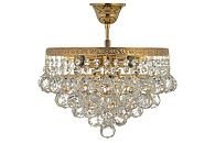 Люстра потолочная *30*32 см, 4*E27*60W, Arti Lampadari Castellana Gold Castellana E 1.3.30.501 G, Золото