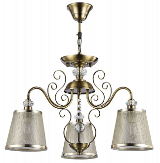 Люстра потолочная/подвесная Диаметр 58,3 см Freya FR2405-PL-03-BZ Бронза