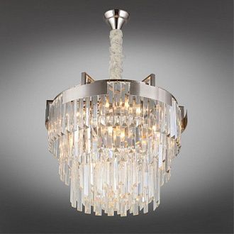 Каскадная люстра 50*60-100 см, 9*E14, 40W, Aployt Mariz APL.813.03.09, никель