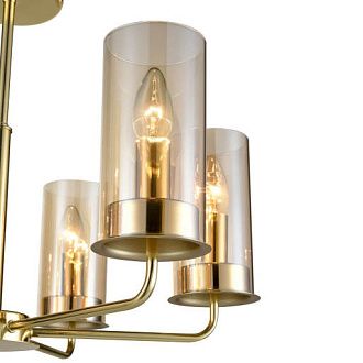 Потолочная люстра  56*42 см, 6*E14 золото Vele Luce Licia VL1924L06