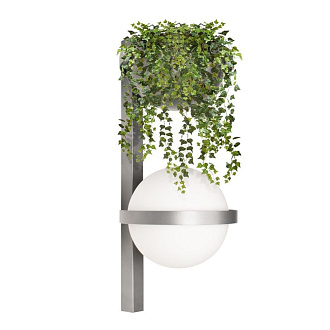 Бра 63 см, 24W, 3000K, Loft It Jardin 10121W/B Dark grey, черный-антрацит