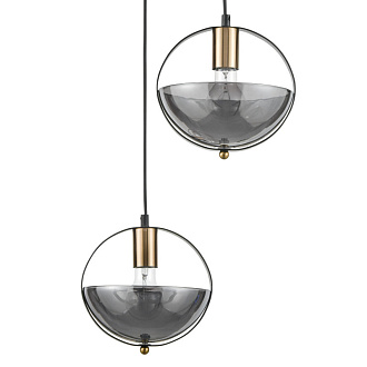 Подвесной светильник  35*142 см, 3*E27 черный, золото Vele Luce Broadway VL5362P13
