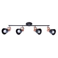 Светильник спот Arte Lamp A1677PL-4BK черный