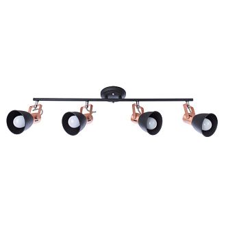 Светильник спот Arte Lamp A1677PL-4BK черный