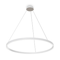 Подвесной светильник 100*127,5 см, LED, 59W, 3000К-4000К, Maytoni Rim MOD058PL-L54WK белый