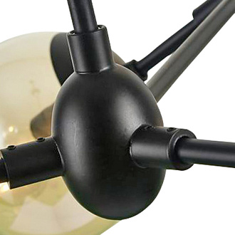 Подвесная люстра Arte Lamp A1664SP-12BK черный, диаметр 90 см