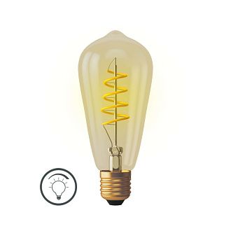 7077 Лампа светодиодная диммируемая Voltega Loft LED 4W 300Lm 2000K E27