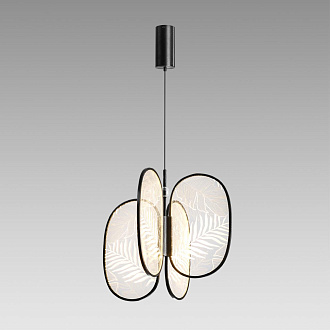 Подвесной светильник 50*180 см, 1 LED*54W, 3000 К, Odeon Light Piuma, черный 6665/53L