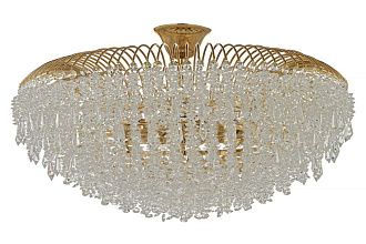 Люстра потолочная *80* см, 16*E14*40W, Arti Lampadari Delia Gold Delia E 1.3.80.105 G, золотой