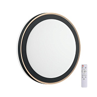 Cветильник 39*7 см, LED 48W, 3000-4200-6300 К, IP43, белый/черный/медный, пластик Sonex Akuna, 7620/DL