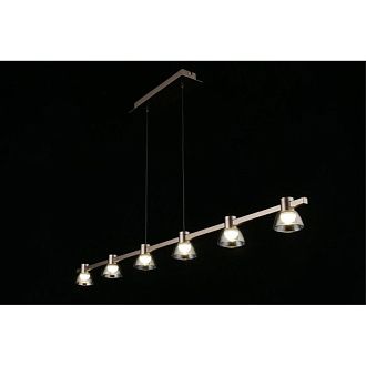 Подвесная люстра 117*9*30-130 см 30W, 4000K, Aployt Rezeda APL.788.03.06, серый