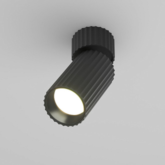 Накладной спот 14 см, Maytoni Calipso C108CL-01-GU10-B, черный