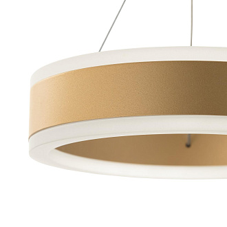 Светильник подвесной 20*30/125 см, LED 20W 4000K Citilux Дуэт CL719012 матовое золото