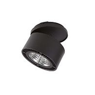 Светильник встраиваемый Lightstar Forte inca 213807, диаметр 8 см, LED 15W, 1400LM, 3000K, черный