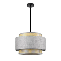 Светильник подвесной 40*40*120 см, 1*E27 Lumion Launa 8043/1 черный