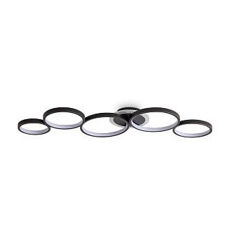 Светильник 94,5*40,5*6-6 см, *LED*150W, 3000-5700K, Freya Нео Гео/Neo Geo FR6201CL-L150GB, Черный и Золото