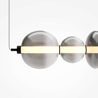 Подвесной светильник 117,5*20*325 см, LED, 40W, 3000К, Maytoni Futuro MOD307PL-L40B3K черный