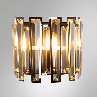  Бра Arte Lamp AMBER A1028AP-2BK черный/золото
