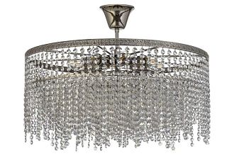 Люстра потолочная *40*35 см, 5*E27*60W, Arti Lampadari Favola Favola E 1.3.40.102 N, никель