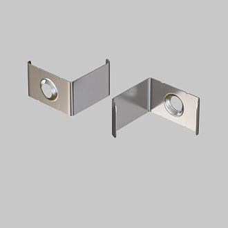 Комплект креплений (для профиля ALM008S) 10 шт.  12*12*7 мм Maytoni Led strip Серый ALM008MT