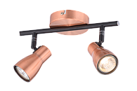 Люстра L330 x W140 x H150, мм, 2*15W (30W), RAB(медный) Sfera Sveta 8763-02/I502 RAB